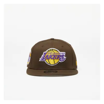 Baseball sapka New Era Los Angeles Lakers Repreve 9FIFTY Snapback Cap Walnut/ True Purple