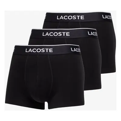 LACOSTE Casual Cotton Stretch Boxers 3-Pack Black