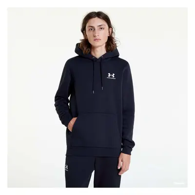 Pulóver Under Armour Essential Fleece Hoodie Black/ White