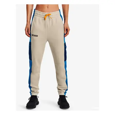 Melegítőnadrág Under Armour Rival Fleece Pant Beige