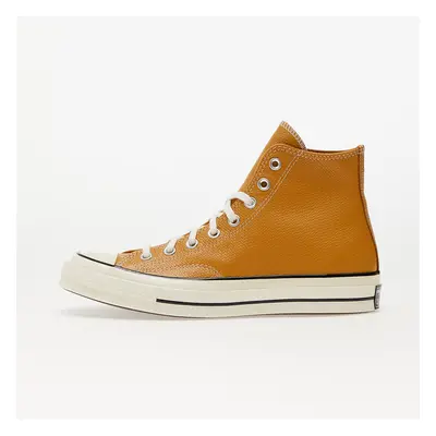 Sneakers Converse Chuck 70 Leather Golden Tan/ Black/ Egret