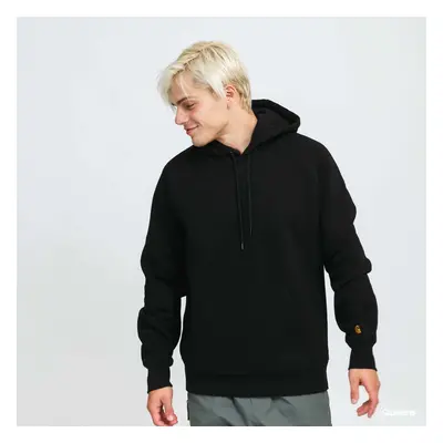 Pulóver Carhartt WIP Hooded Chase Sweat Black/ Gold