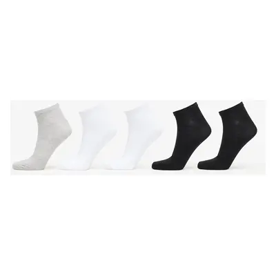 Urban Classics No Show Socks 5-Pack Black/ White/ Grey