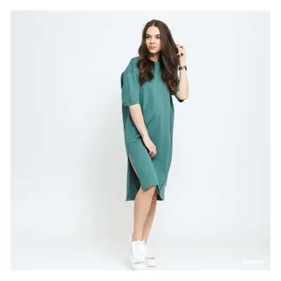 Ruha Urban Classics Ladies Organic Oversized Slit Tee Dress Green