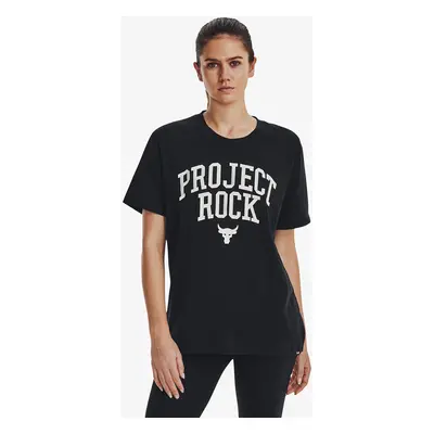 Póló Under Armour Project Rock Heavyweight Campus T-Shirt Black