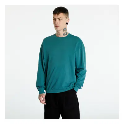 Pulóver Urban Classics Pigment Dyed Crew Neck Teal