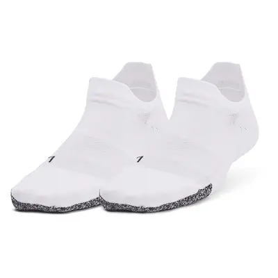 Under Armour Breathe 2 No Show Tab 2Pk White