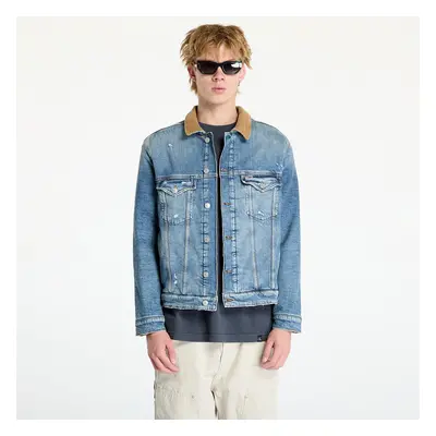 Kabát Tommy Jeans Ryan Teddy Regular Trucker Jacket Denim