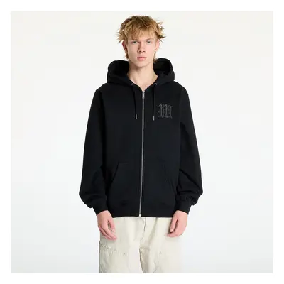 Pulóver Wasted Paris Kingdom Curve Zip Hoodie Black