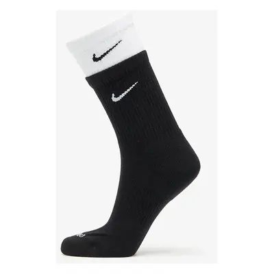 Nike Everyday Plus Cushioned Training Crew Socks Black/ White/ Black