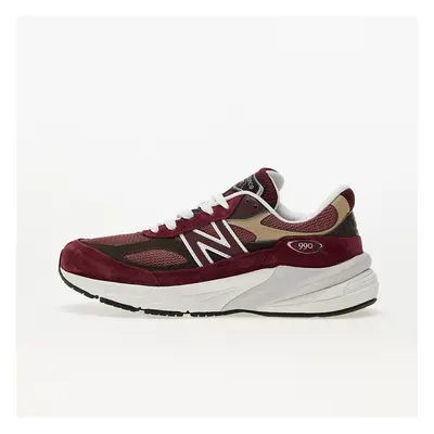 Sneakers New Balance 990 V6 Made in USA Burgundy/ Tan