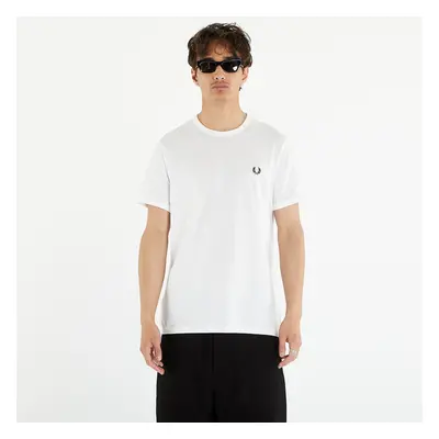 Póló FRED PERRY Ringer Tee White