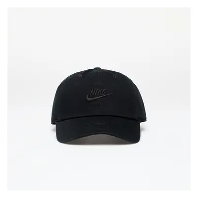 Baseball sapka Nike Club Unstructured Futura Wash Cap Black/ Black