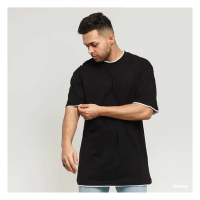 Póló Urban Classics Contrast Tall Tee Black / White