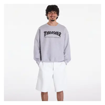 Pulóver Thrasher Skate Mag Crewneck Grey