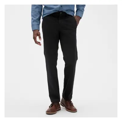 Nadrágok GAP Chino Straight Fit Pants True Black