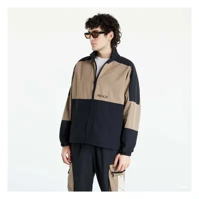 Széldzseki PREACH Nylon Zip Jacket Black/ Brown