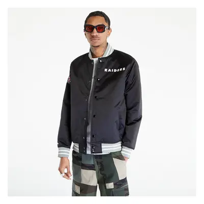 Kabát Mitchell & Ness Heavyweight Satin Jacket Black