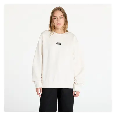 Pulóver The North Face W Essential Oversize Crew White Dune