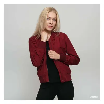 Kabát Urban Classics Ladies Light Bomber Jacket Wine