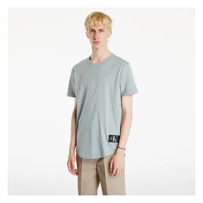 Póló Calvin Klein Jeans Badge Turn Up Short Sleeve T-Shirt Slate Gray