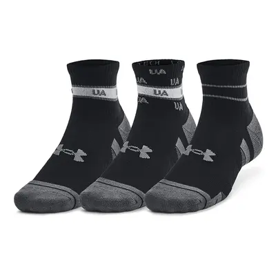 Under Armour Perf Tech Nvlty 3-Pack Qtr Black 001