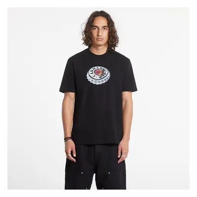 Póló Carhartt WIP Short Sleeve Bottle Cap T-Shirt UNISEX Black