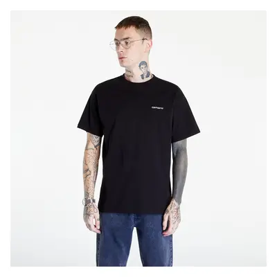 Póló Carhartt WIP S/S Script Embroidery T-Shirt Black