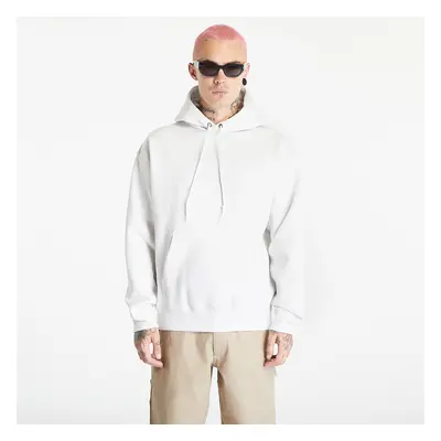 Pulóver Nike Solo Swoosh Men's Fleece Pullover Hoodie Birch Heather/ White