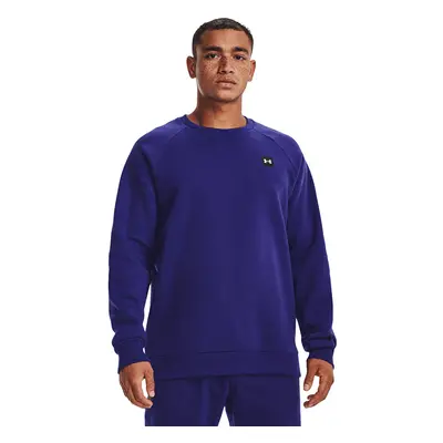 Pulóver Under Armour Rival Fleece Crew Blue