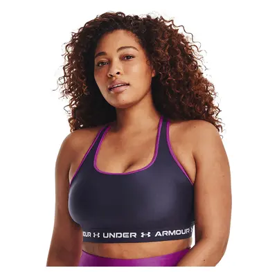 Melltartó Under Armour Crossback Mid Bra Tempered Steel