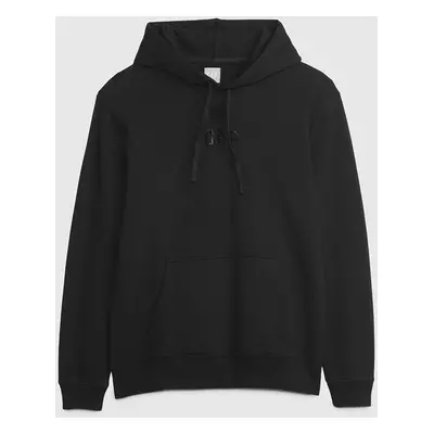 Pulóver GAP Mini Logo Hoodie True Black