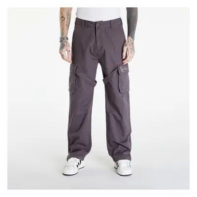 Nadrágok Karl Kani Small Signature Washed Cargo Pants Anthracite