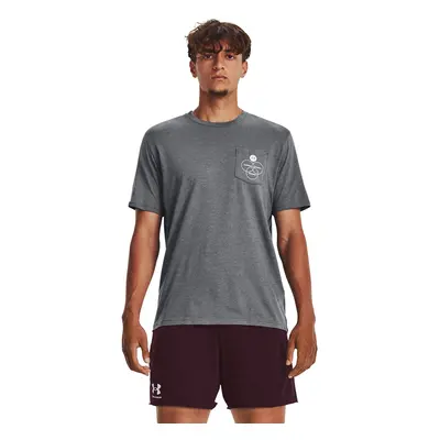 Póló Under Armour Lc Ccc Ss Pitch Gray Medium Heather