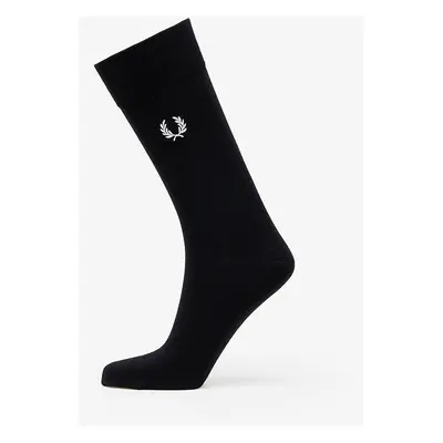 FRED PERRY Classic Laurel Wreath Sock Black/ Snow White