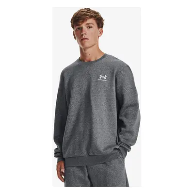 Pulóver Under Armour Essential Fleece Crew Gray