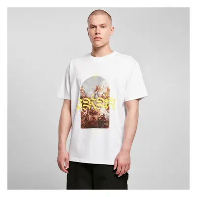 Póló Urban Classics Pray Painting Oversize Tee White