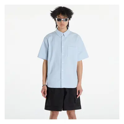 Ing Nike Life Men's Short-Sleeve Seersucker Button-Down Shirt Lt Armory Blue/ Lt Armory Blue