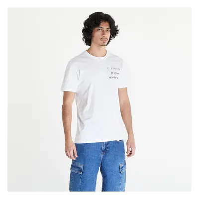 Póló Calvin Klein Jeans Diffused Stacked Short Sleeve Tee Bright White