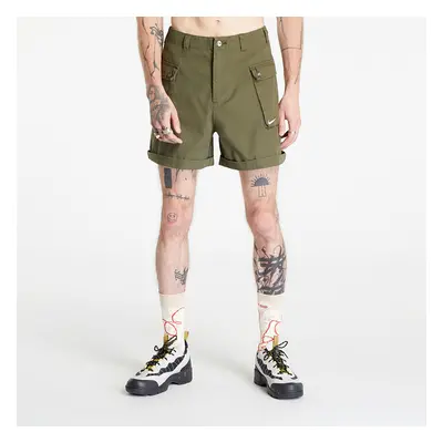 Sort Nike Life Men's Woven Cargo Shorts Cargo Khaki/ White