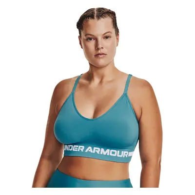 Melltartó Under Armour Seamless Low Long Bra Blue