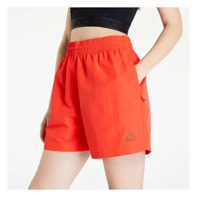 Sort Nike ACG Women's Oversized Shorts Lt Crimson/ Cinnabar/ Mars Stone