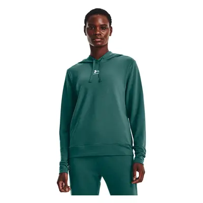 Pulóver Under Armour Rival Terry Hoodie Green