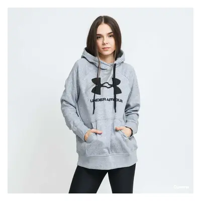 Pulóver Under Armour W Rival Fleece Logo Hoodie melange šedá