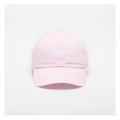 Baseball sapka Nike Club Unstructured Futura Wash Cap Pink Foam / White