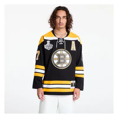 Jersey Mitchell & Ness Boston Bruins 37 Patrice Bergeron NHL Stanley Cup Jersey Black/ Yellow Bl