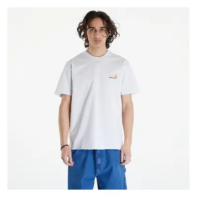 Póló Carhartt WIP S/S American Script T-Shirt UNISEX Ash Heather