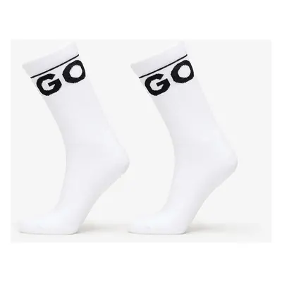 Hugo Boss Qs Rib Iconic Socks Cc 2-Pack White