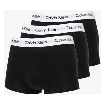 Calvin Klein 3 Pack Low Rise Trunks C/O černé