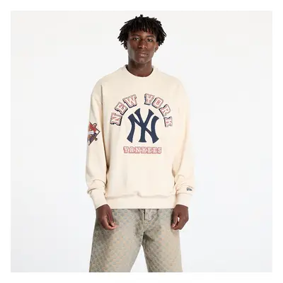 Pulóver New Era New York Yankees MLB World Series Oversized Crewneck Sweatshirt UNISEX Light Cre